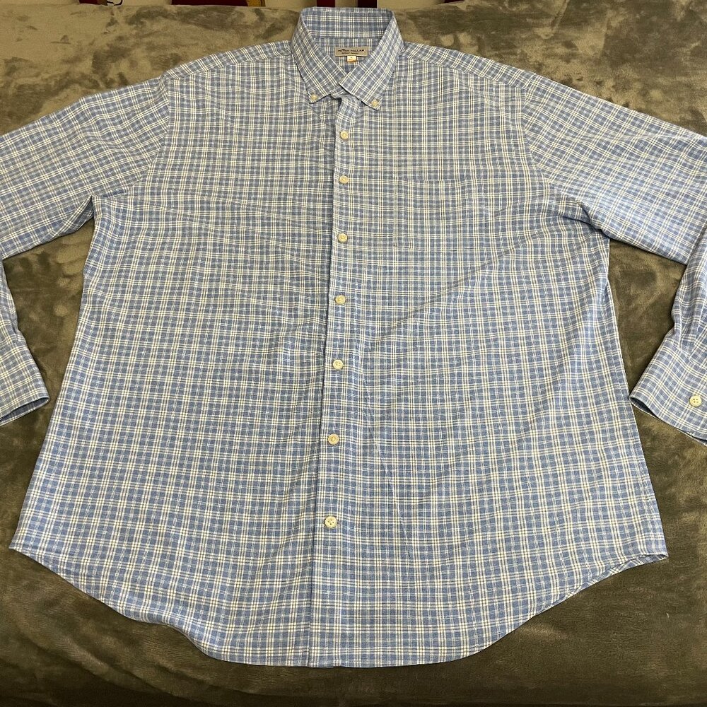 Peter Millar Polo Shirt –Size L. Classic Men’s Golf & Casual Wear